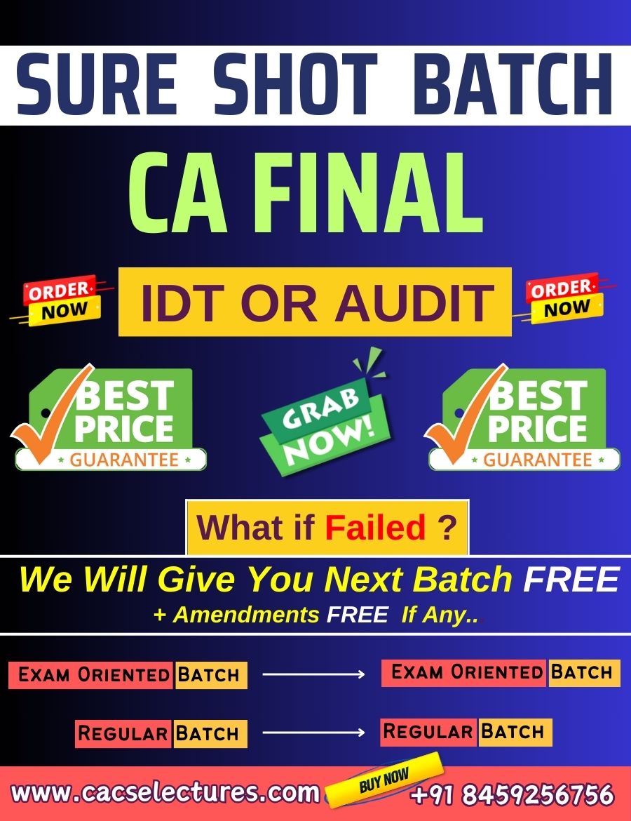 Sure Shot Batch: IDT &  Audit